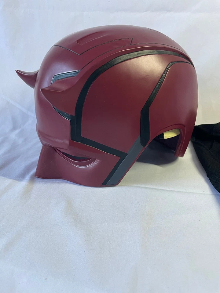 Canada US Seller! Xcoser 1:1 Daredevil Cosplay Helmet Mask Props Resin Halloween - Image 2 of 4