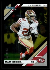 2019 Donruss Stat Line Matt Breida 226/500 San Francisco 49ers #221