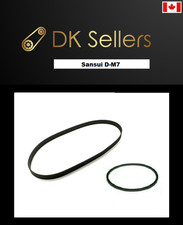 Replacement Belts for Sansui D-M7 Cassette Deck Player