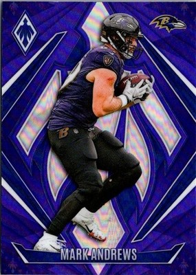 2024 Panini Phoenix Mark Andrews #105 Purple Fade Baltimore Ravens Color Match