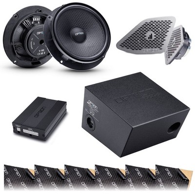 OPTION Soundsystem für VW T6.1 | DSP-Endstufe+Subwoofer+Lautsprecher | HD-Sound