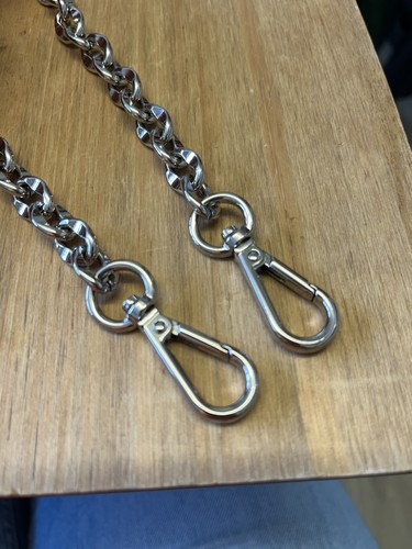 Sarah Haran Silver Metal Bag Strap - Picture 3 of 5