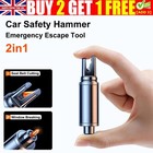 2in1 Car Safety Hammer Emergency Escape Tool Window Breaker and Seatbelt Cutter