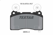 Brake Pad Set, disc brake TEXTAR 2591501 for CT6 3 2016-2019