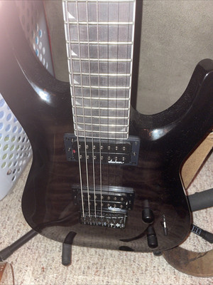 Jackson JS Series Dinky Arch Top 7 String JS22Q7 DKA HT Electric Guitar Black