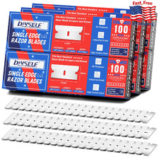 DIYSELF 600-Pack Single Edge Razor Blades - Carbon Steel Industrial Scraper
