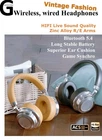 Vogue Cordless Over-Ear Headphone,Foldable Lightweight Headset,Wired,Mic,TF Card