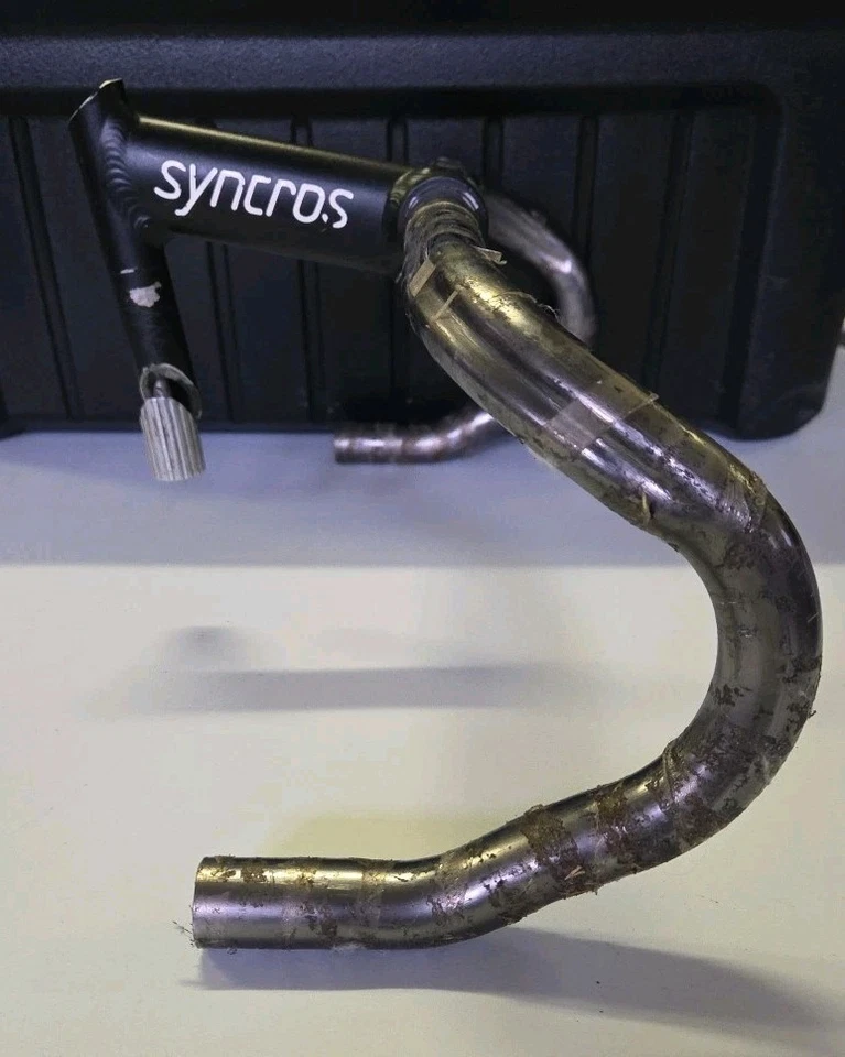 Synchros Aluminum Quill Road Stem 130mm 1” + Prime TTT Handlebars (42cm) Combo - Image 2 of 4