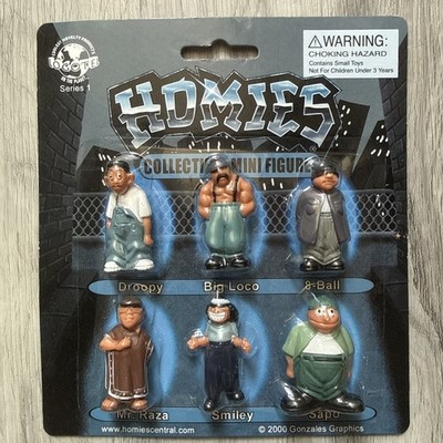 Homies Series #1 New Original Blister Mr.Raza, 8Ball, Sapo, Big