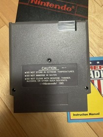 American Gladiators (Nintendo NES, 1991) Game, Manual & Sleeve