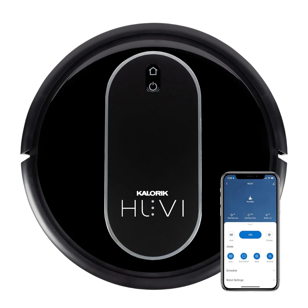 Kalorik HUVI R1 Robot Vacuum Smart HEPA UVC WiFi App Cleaning System Home