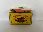Matchbox No. 75 Ford Thunderbird Cream & Pink w/ Original Box Moko Lesney