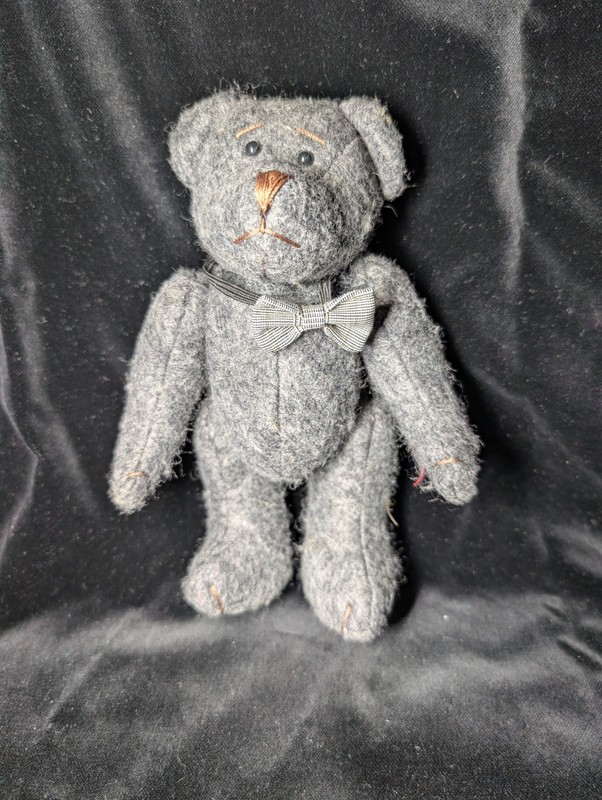Vintage Grey Teddy Bear The Boyds Collection TBC Ltd 1990-96