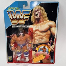 WWF Ultimate Warrior Hasbro Wrestling Figure Series 3 1991 WWE Card New READ