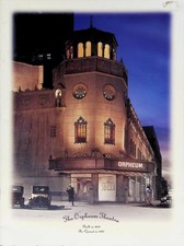Orpheum Theatre Phoenix Arizona History Movie Palace Commemorative 1997