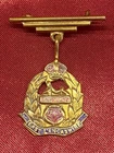 WW1/2 The East Lancashire Regiment Enamel Sweetheart Brooch w/fixing