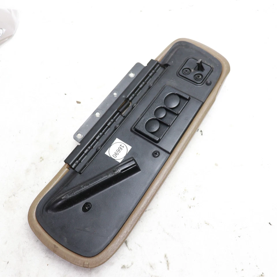 Chrysler Sebring 1996-00 convertible consola central reposabrazos reposabrazos vinilo marrón Foto 4 de 4