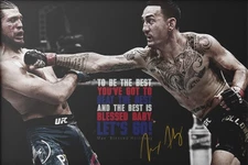 Max Holloway Quote Photo Print Poster
