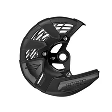Cycra Tri-Flow Front Disc Cover with Mounting Kit Black For KTM 350 XC-F Factory
