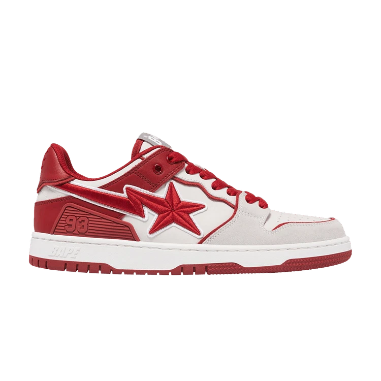 A Bathing Ape BAPE Sk8 Sta #5 Red for sale | eBay
