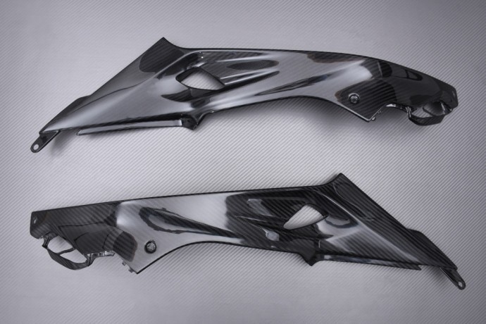 Prises d’air carbone BMW S 1000R pour remplacer les écopes d’origine