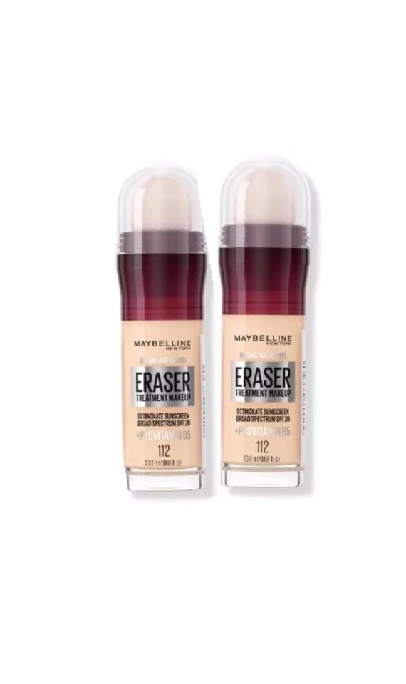 2pk Maybelline Instant Age Rewind Eraser Treatment Makeup #112-Fair Neutral - Image 3 of 3