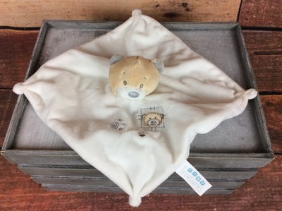 tiny treasures knitted bear comforter