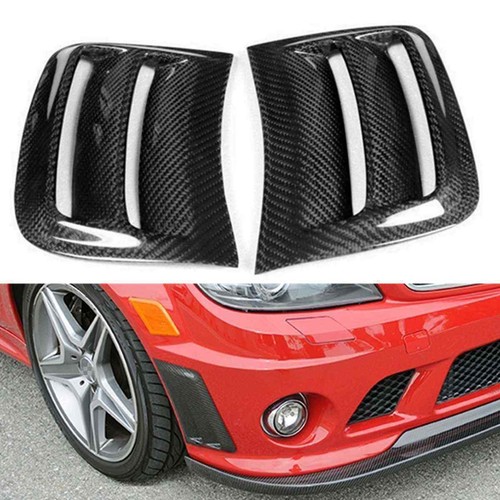Real Carbon Fiber Outside Air Fender Vent for Mercedes Benz W204 C63 AMG 08-11 - Picture 2 of 8
