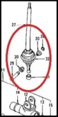Fits Nissan Datsun 240Z 260Z 280Z 120Y 1200 1600 510 Gear Shifter Lever Bush Kit - Image 3 of 4