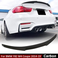 Per Bmw Serie 4 F82 M4 Coupè 2014-2019 Ala Spoiler Bagagliaio Posteriore Real Carbon