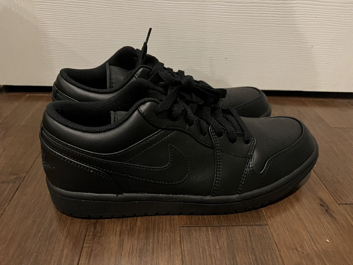 New Nike Air Jordan 1 Low Triple Black 2022 AJ1 Retro Rare New Nike Air Jordan 1 Low Triple Black 2022 AJ1 Retro Rare