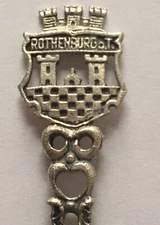 Rothenburg o. T. Germany Vintage Souvenir Spoon Collectible