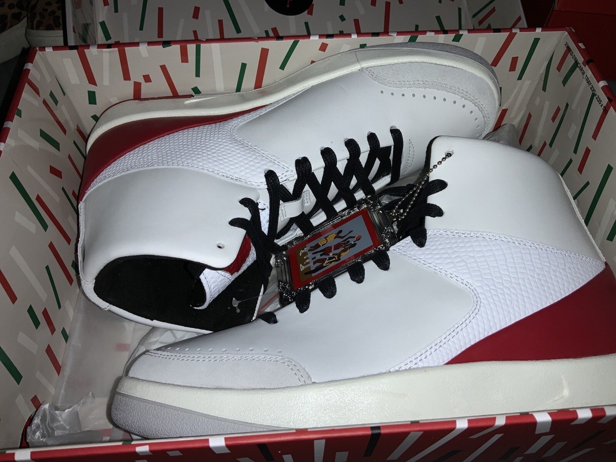 靴 Nina Chanel Abney Air Jordan 2 Retro SE Size 9 - Nina Chanel Abney x Air Jordan 2 Retro SE White W