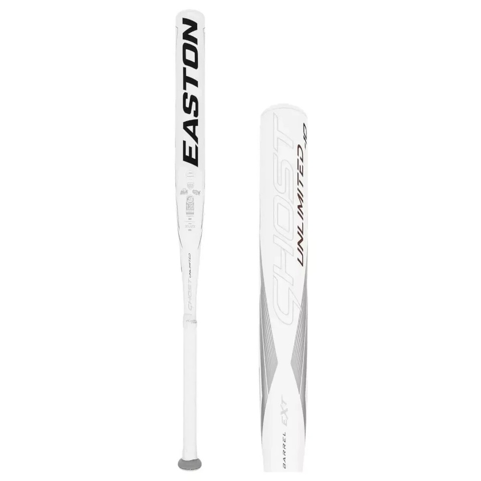 Batte Easton Ghost Unlimited -10 Fastpitch - 33" 23oz - Composite Blanc - Occasion