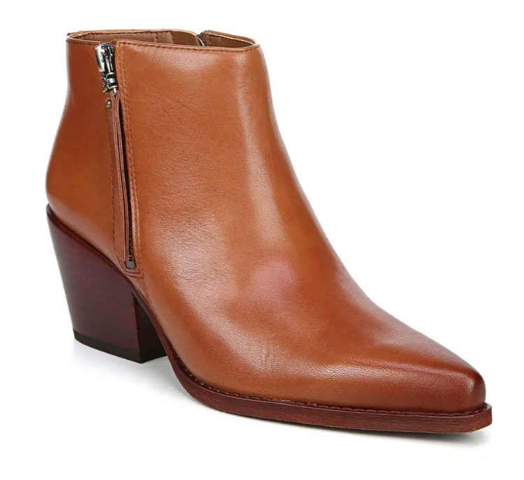 Sam Edelman Walden Brown Leather Bootie Z122119* Size M