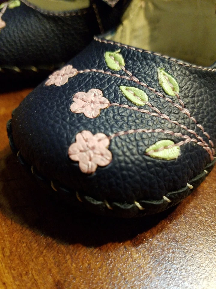 Pediped Originals Caroline Infant Crib Shoes Navy blue Size 0-6 Months NEW  - Image 3 of 4