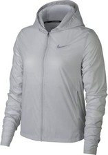 Nike Women's Shield Running Jacket Grey Sz S 890106-092