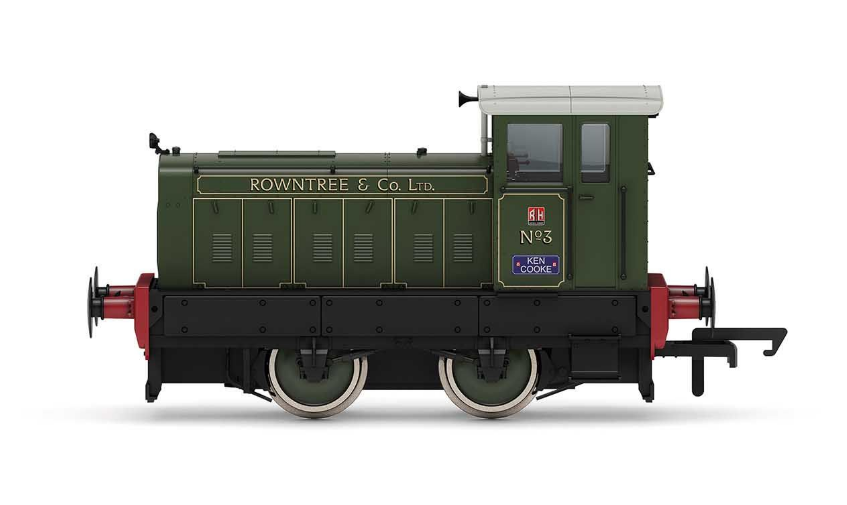 Hornby OO Gauge R3895 Rowntree & Co., Ruston & Hornsby 88DS, 0-4-0, No. 3