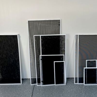 DIY custom made to order aluminium frame window fly screens 9mm | eBay ...
