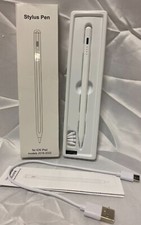 Stylus Pen 4 iOS iPad, Models 2018-22, W 4 Replaceable Tips, NEW Opened bx 