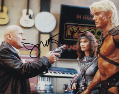 JAMES TOLKAN signed Autogramm 20x25cm MASTERS OF UNIVERSE in Person autograph