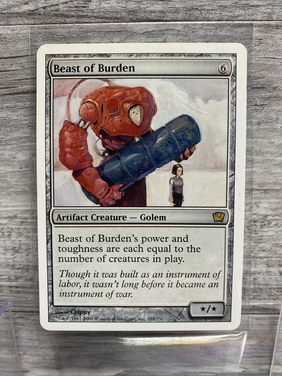 MTG Magic the Gathering 9th Edition Beast of Burden Regular Rare