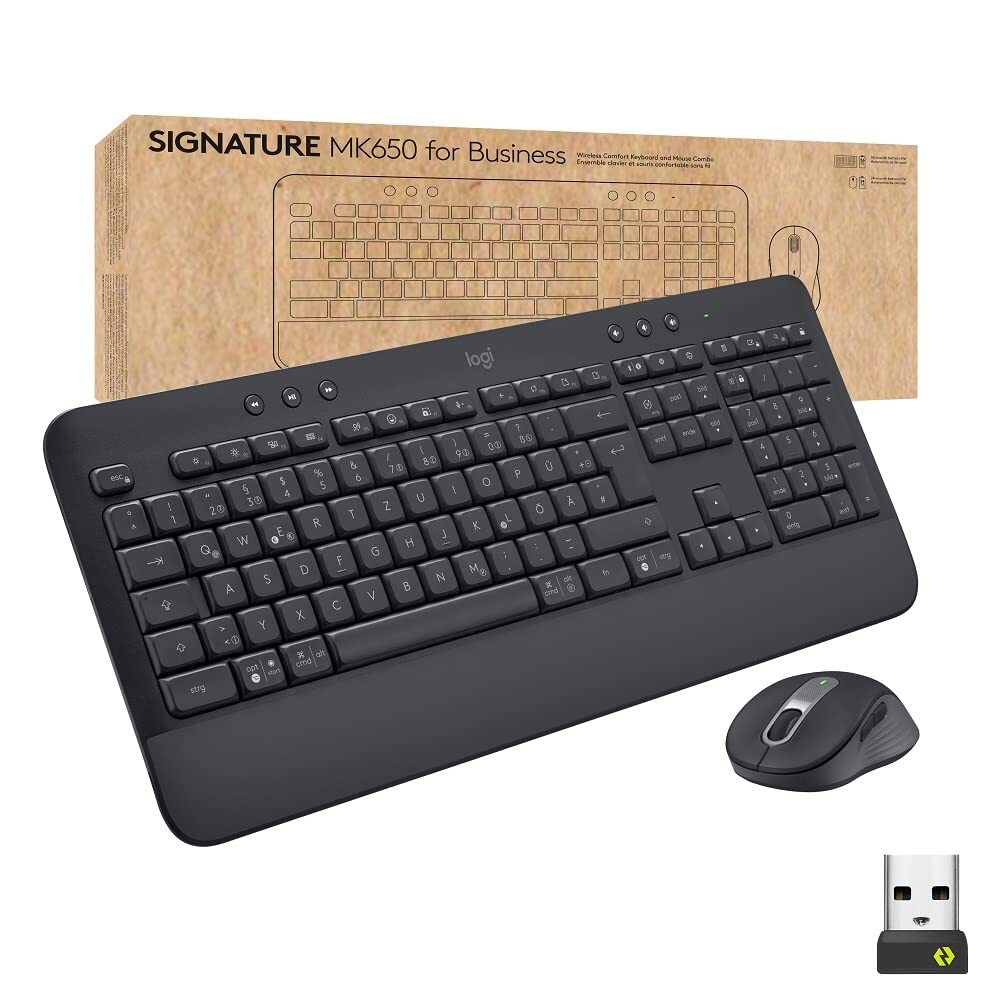 Logitech Signature Combo MK650 GRAPHITE Tastatur-M NUOVO