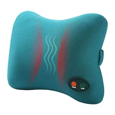 Massager Pillow Car Home Electric Cervical Shiatsu Massage Neck Back Waist Body 