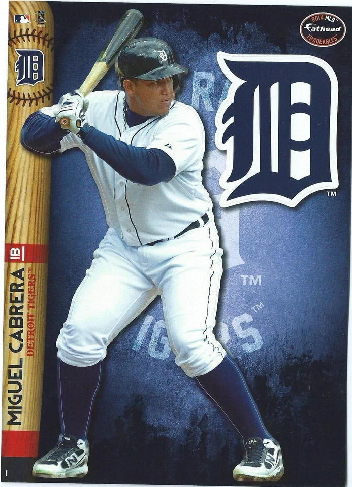 MAX SCHERZER FATHEAD TRADEABLES DETROIT TIGERS LOGO STICKER CY YOUNG RARE 2014 3 - Image 3 of 4