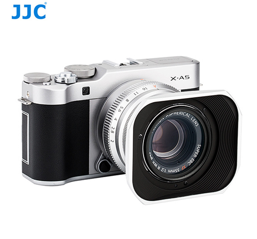 Silver Metal Hood For Fujinon Lens Xf 35mm F2 R Wr Replace