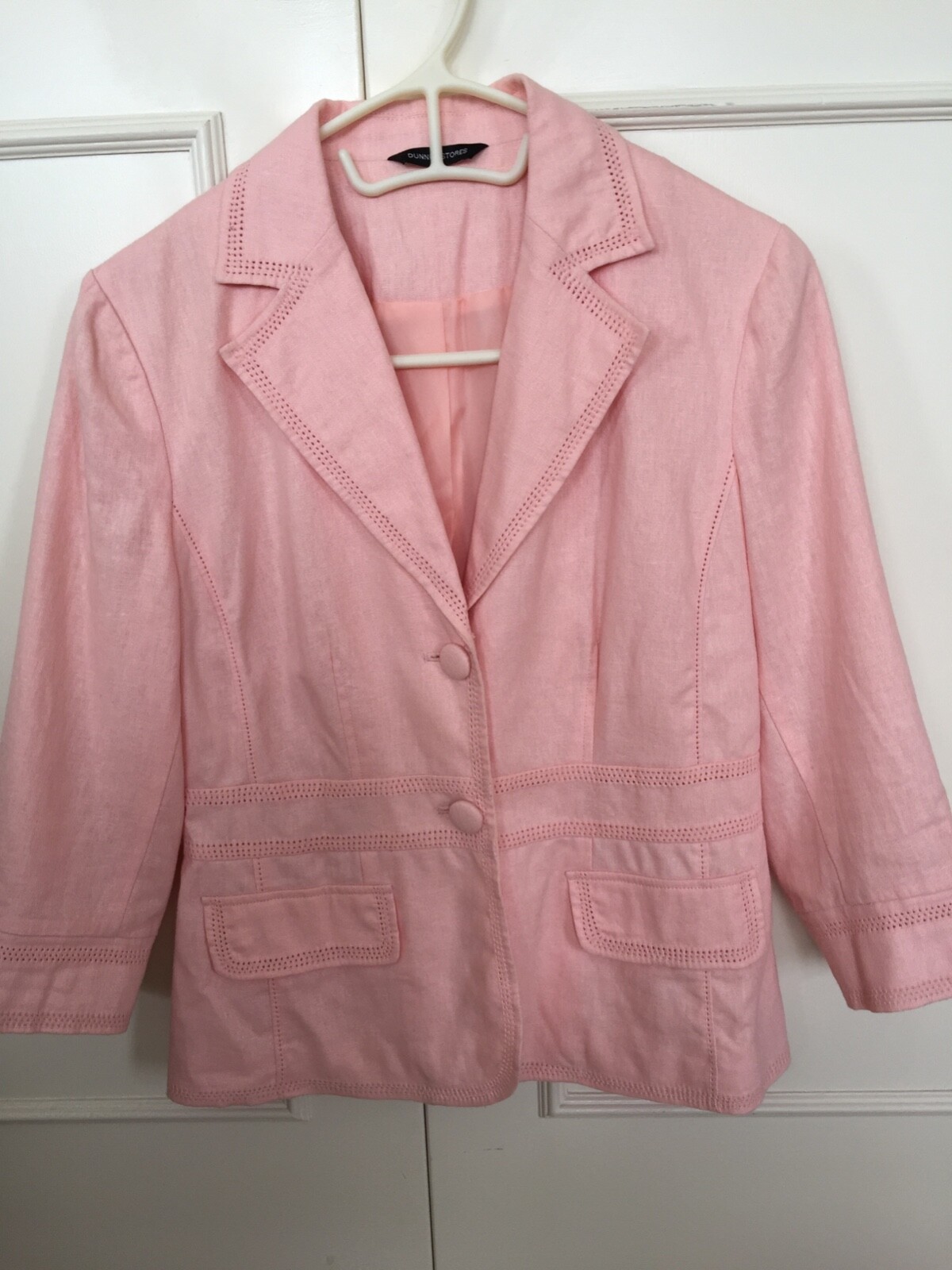 Baby Pink Fully Lined Jacket Size 10 Length 23”