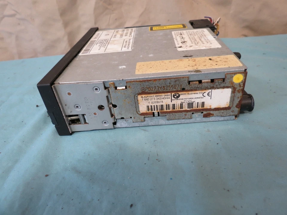 ✅ 96-02 BMW e36 Roadster Z3 AM FM Radio BUSINESS CD 6 Disc Player OEM 6909884 Foto 4 de 4