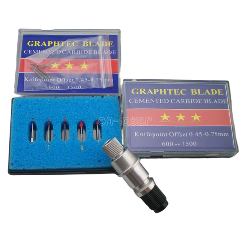 1xGraphtec CB09 Holder + 10Pcs Blades Vinyl Cutter Plotter 30/45/60 Degree Blade - Picture 11 of 11