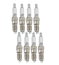 Set of 8 Spark Plugs Denso Regular Resistor For Buick Cadillac Chevy Ford GMC